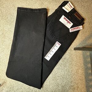 Wrangler Black Relaxed Fit Jeans